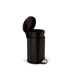 4.5 litre, round pedal bin