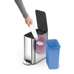 5L slim pedal bin