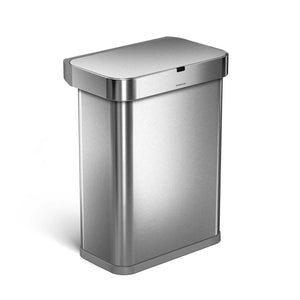 58 litre rectangular sensor bin with voice and motion sensor